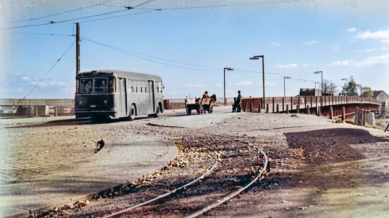 Savski most kasnih 1950-ih godina